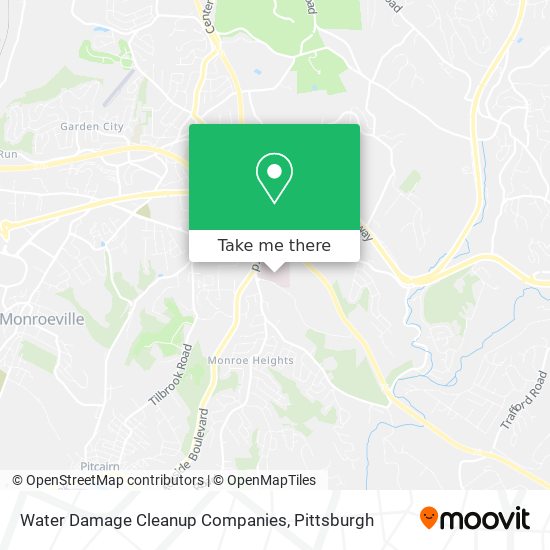 Mapa de Water Damage Cleanup Companies