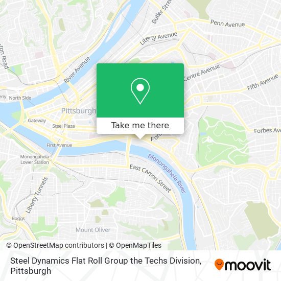 Steel Dynamics Flat Roll Group the Techs Division map