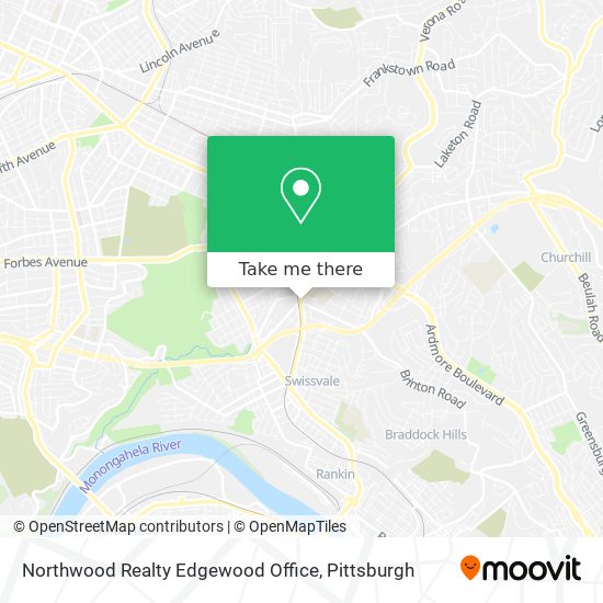 Mapa de Northwood Realty Edgewood Office