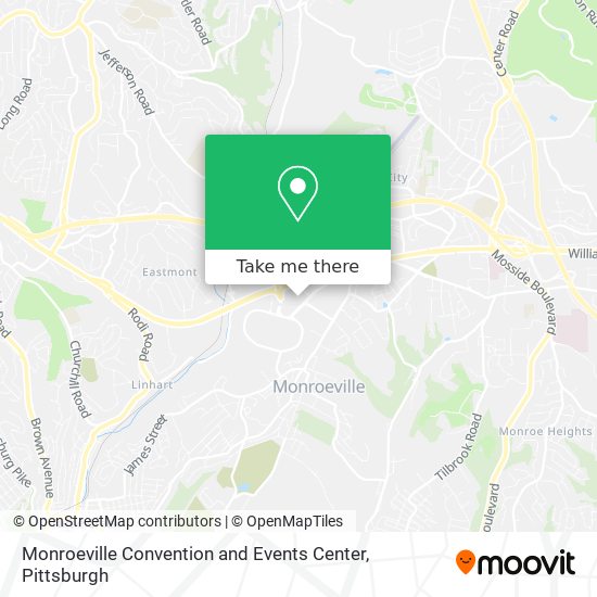 Monroeville Convention and Events Center map