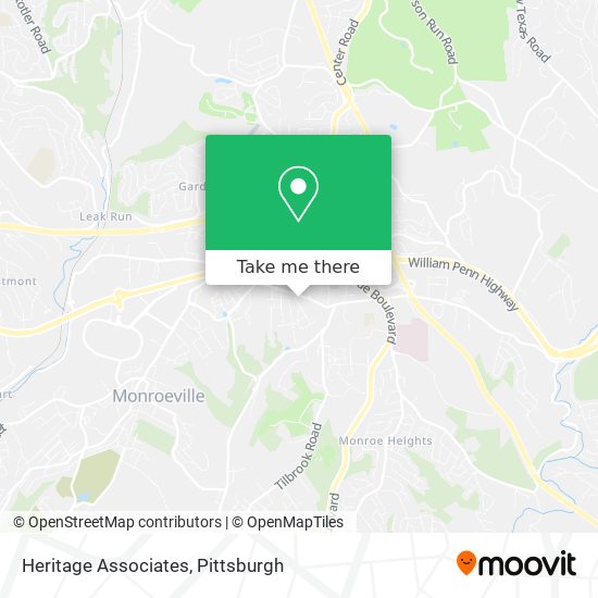 Heritage Associates map