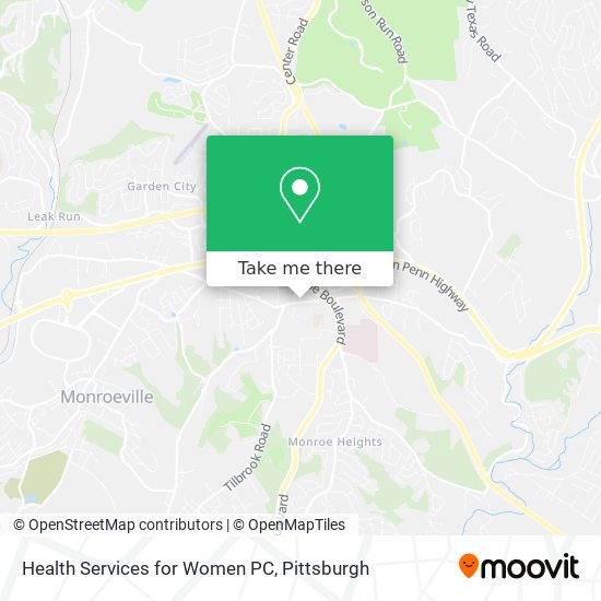 Mapa de Health Services for Women PC