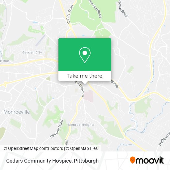 Cedars Community Hospice map