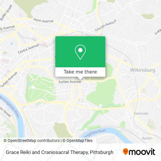 Grace Reiki and Craniosacral Therapy map