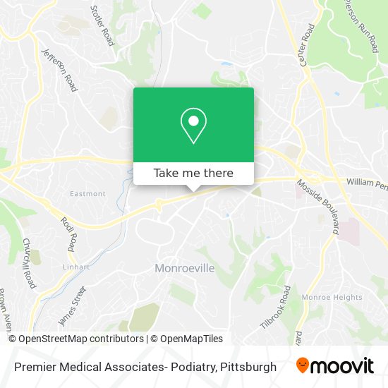 Mapa de Premier Medical Associates- Podiatry