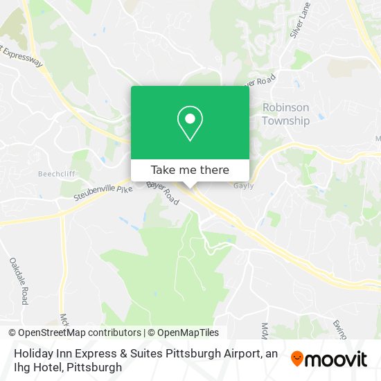 Holiday Inn Express & Suites Pittsburgh Airport, an Ihg Hotel map