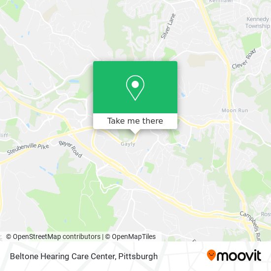 Mapa de Beltone Hearing Care Center