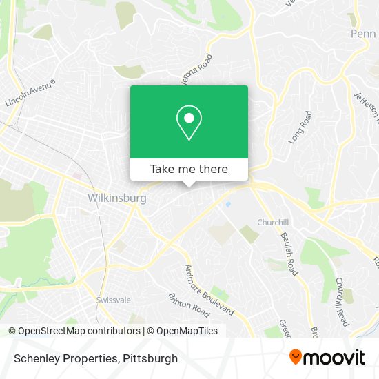 Schenley Properties map