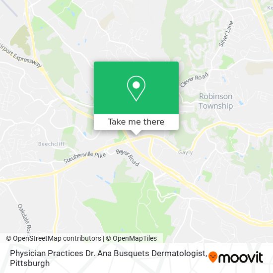 Physician Practices Dr. Ana Busquets Dermatologist map