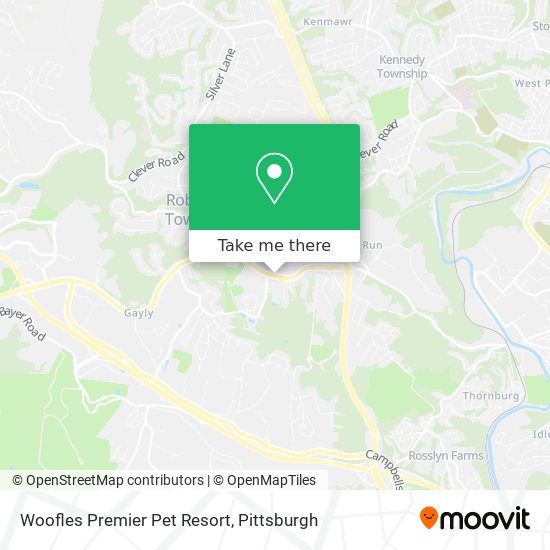 Woofles Premier Pet Resort map