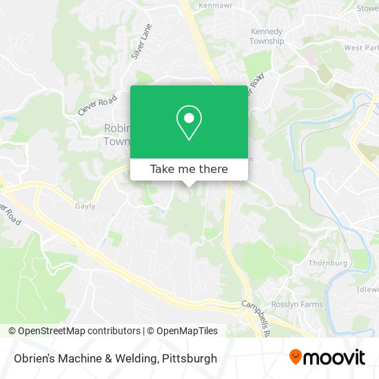 Obrien's Machine & Welding map