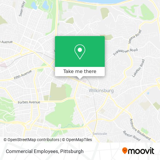 Commercial Employees map