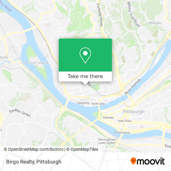 Birgo Realty map