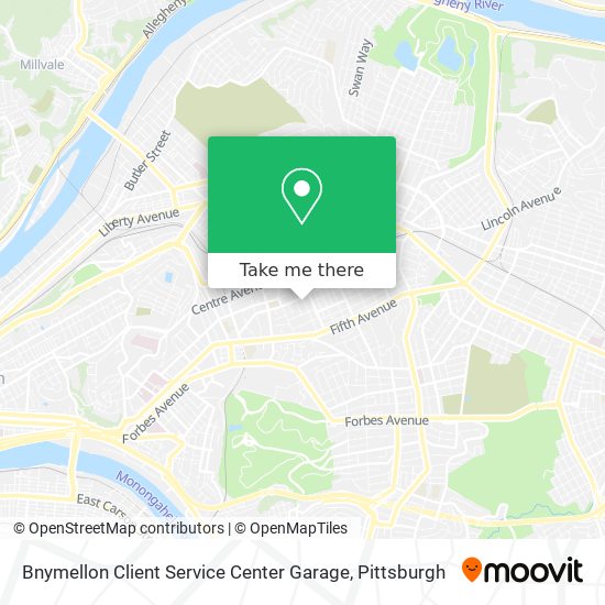 Bnymellon Client Service Center Garage map