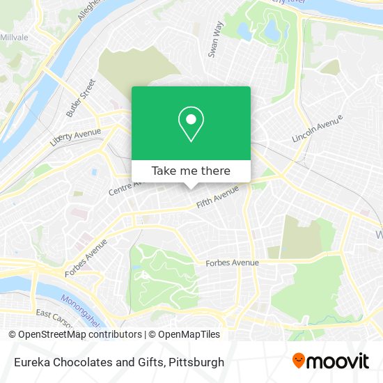 Eureka Chocolates and Gifts map