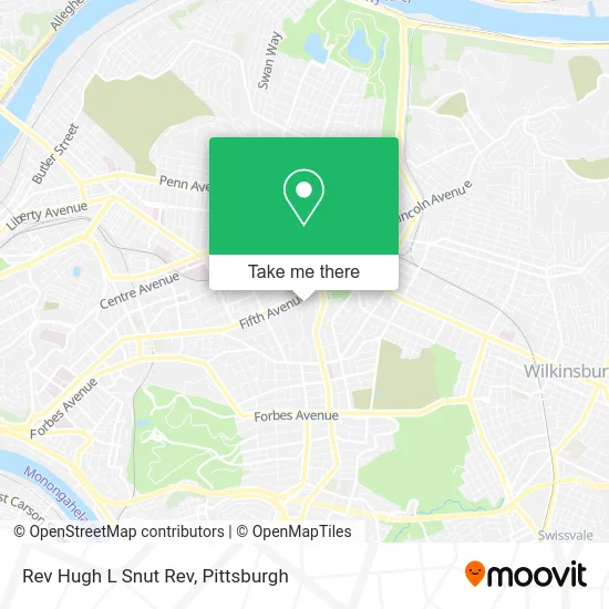 Rev Hugh L Snut Rev map