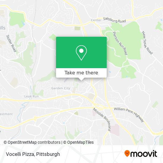 Vocelli Pizza map