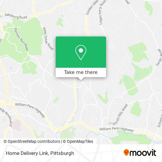 Mapa de Home Delivery Link