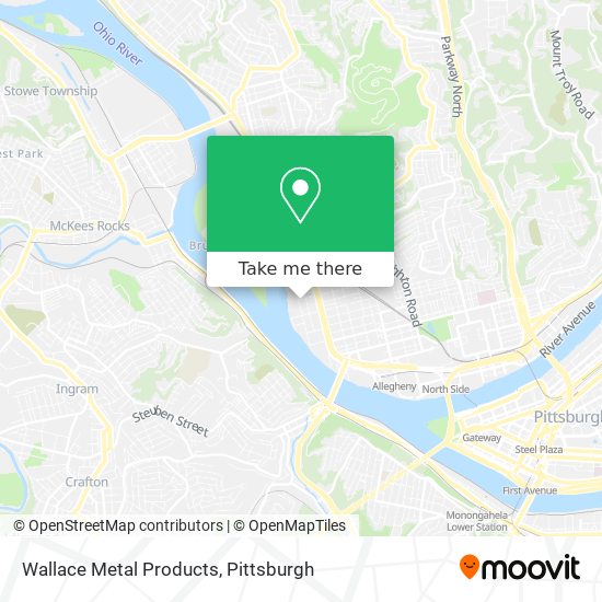 Wallace Metal Products map