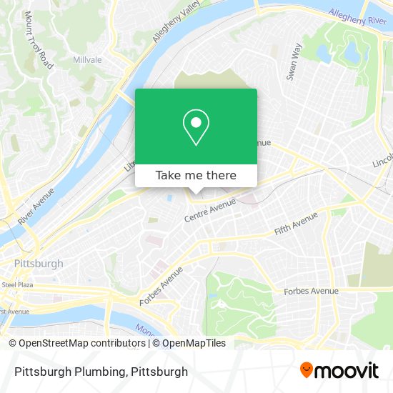 Mapa de Pittsburgh Plumbing