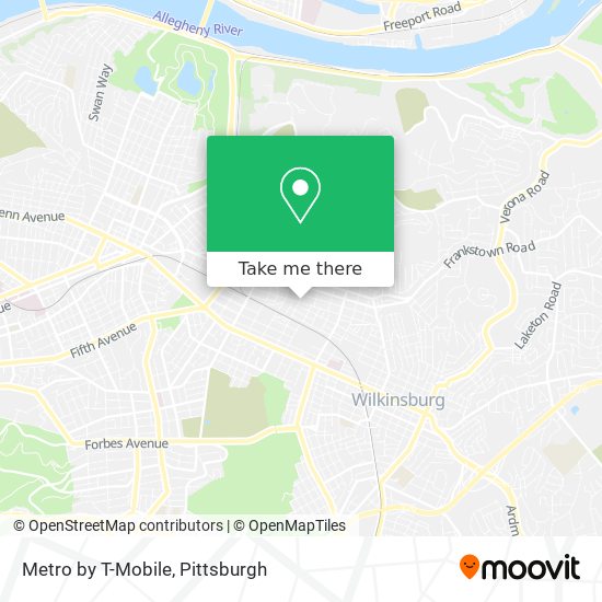 Metro by T-Mobile map