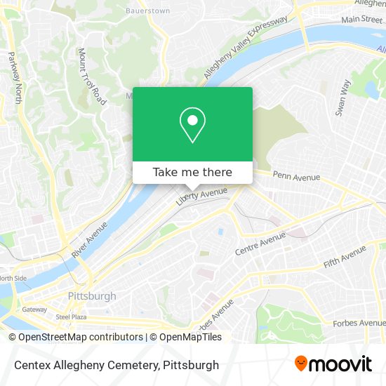 Mapa de Centex Allegheny Cemetery