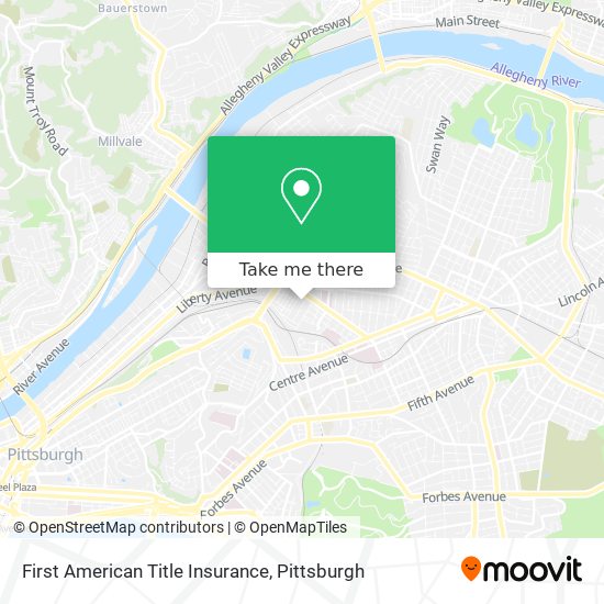 First American Title Insurance map