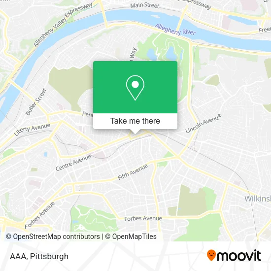AAA map