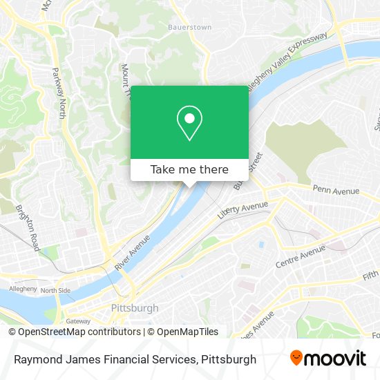 Raymond James Financial Services map