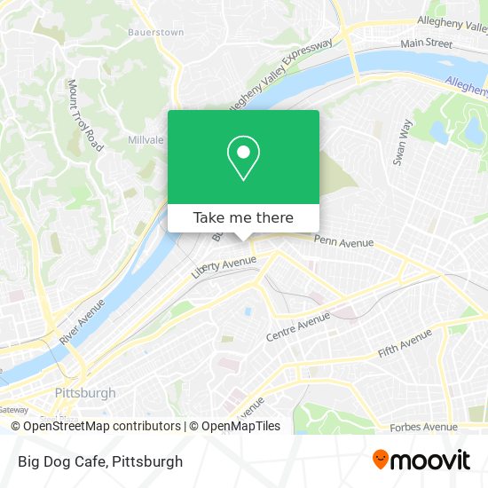 Mapa de Big Dog Cafe