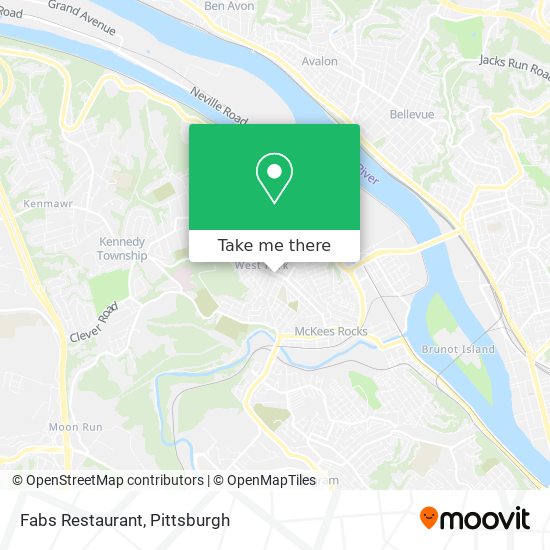 Fabs Restaurant map