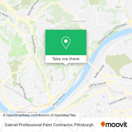 Gabriel Professional Paint Contractor map