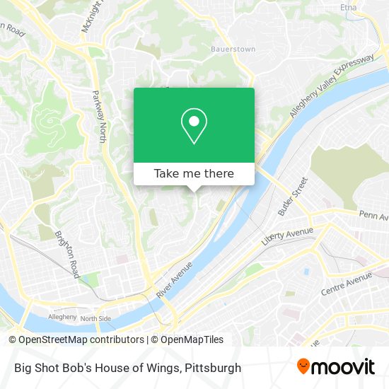 Big Shot Bob's House of Wings map