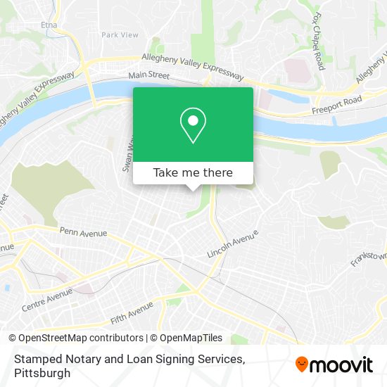 Stamped Notary and Loan Signing Services map