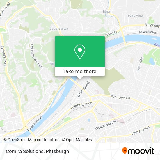 Comira Solutions map