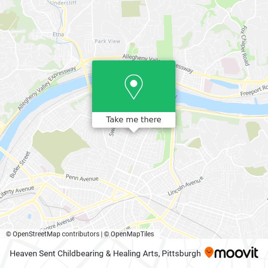 Mapa de Heaven Sent Childbearing & Healing Arts