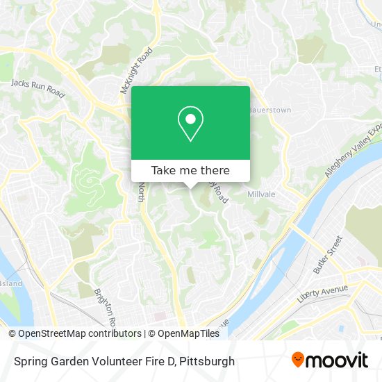 Mapa de Spring Garden Volunteer Fire D