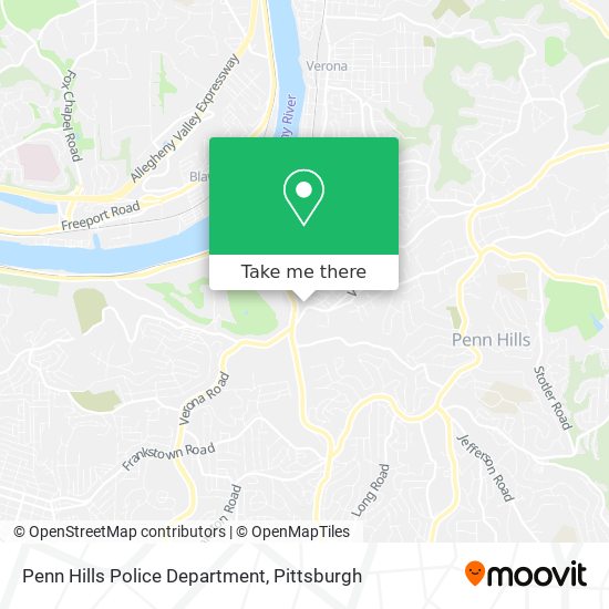 Mapa de Penn Hills Police Department
