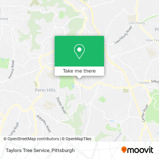 Taylors Tree Service map