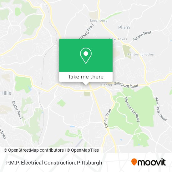 P.M.P. Electrical Construction map