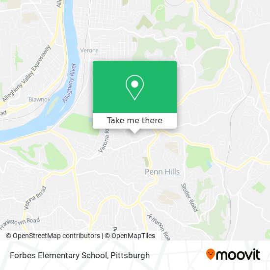 Mapa de Forbes Elementary School