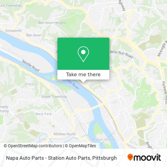 Mapa de Napa Auto Parts - Station Auto Parts