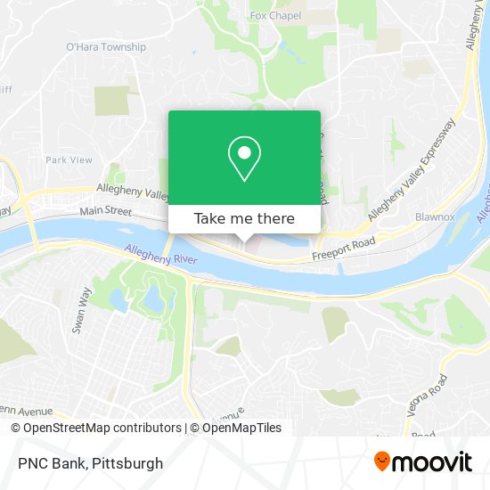 PNC Bank map