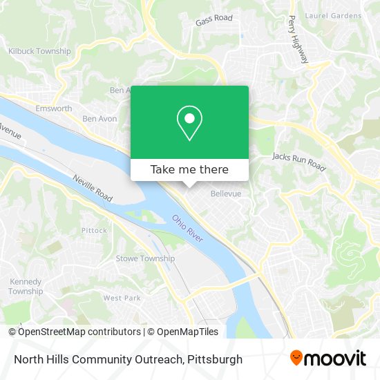 North Hills Community Outreach map