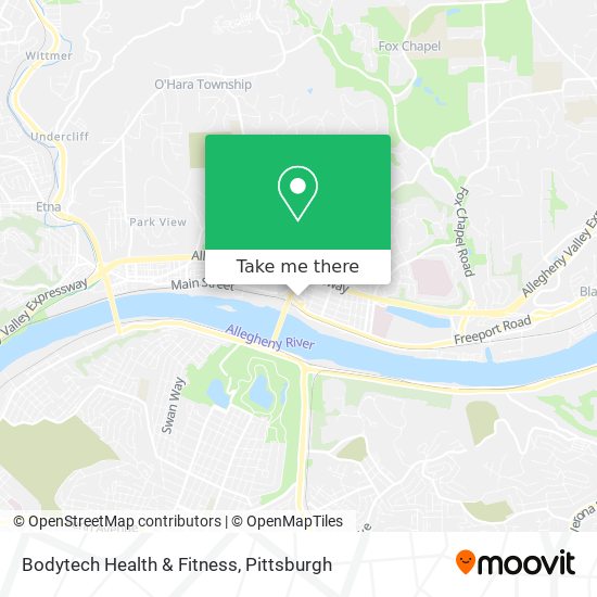 Mapa de Bodytech Health & Fitness