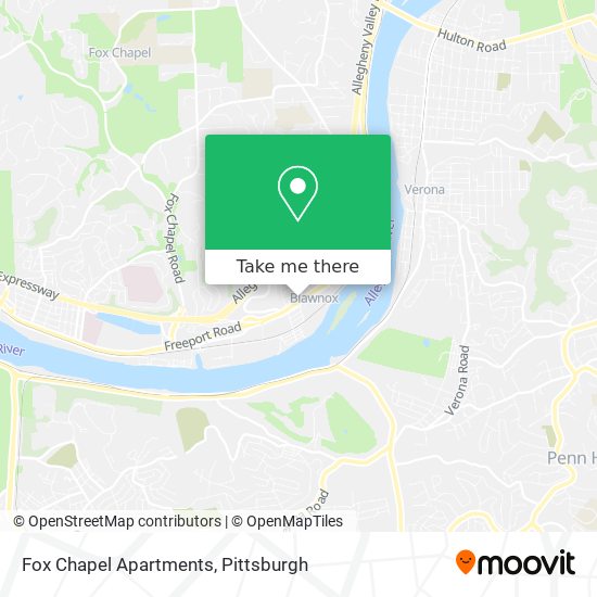 Fox Chapel Apartments map