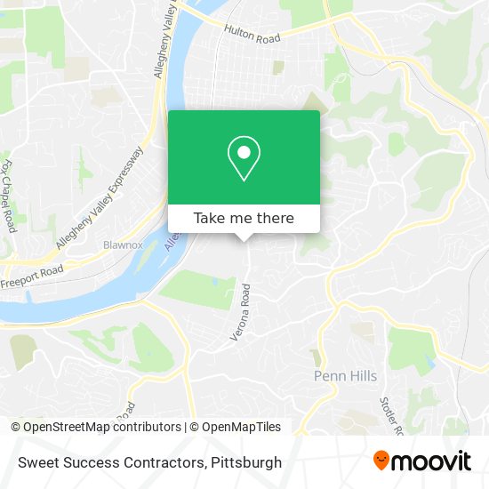 Sweet Success Contractors map