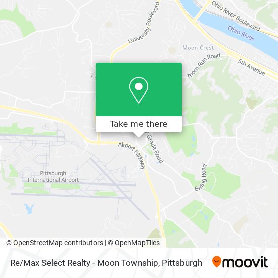 Mapa de Re / Max Select Realty - Moon Township