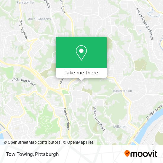 Tow Towing map