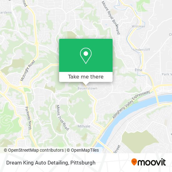 Dream King Auto Detailing map